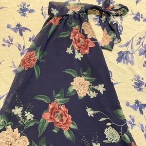 Sweet Pea Floral Hi-low top
